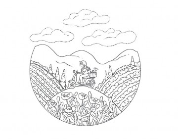 4838 kleurboek jaargetijden maria trolle 4