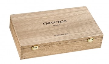 4839 caran dache houtenkist 100 luminance potloden 2