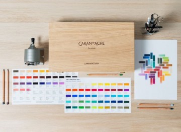 4839 caran dache houtenkist 100 luminance potloden 7