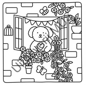 4938 kleurboek kokoro spring cozy coloring 2
