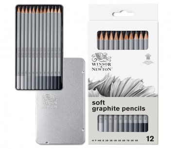 4944 winsor and newton soft graphite pencils 1