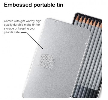 4944 winsor and newton soft graphite pencils 3