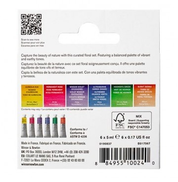 4945 winsor en newton floral watercolour set 3