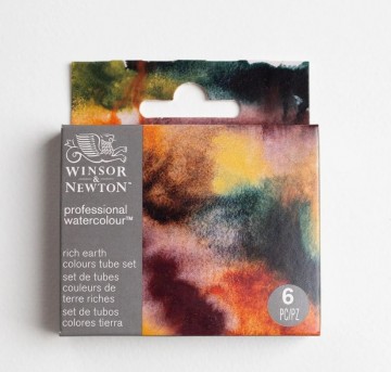 4946 winsor en newton rich earth watercolour set 1