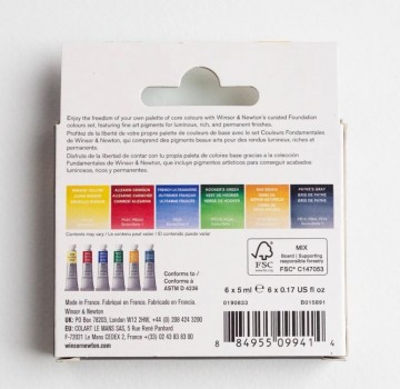 4950 winsor en newton foundation watercolour set 2