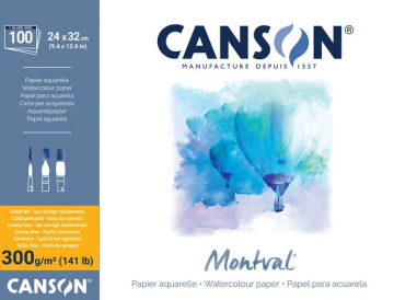 4954 canson montval 100 vel 24 x 32  aquarelpapier