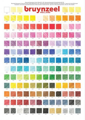 4991 bruynzeel 150 kleurpotloden 2