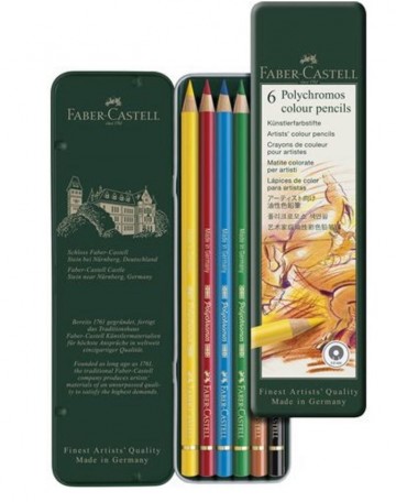 5003 faber castell polychromos 6 kleurpotloden 1