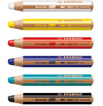 5009 stabilo woody basiskleuren 6