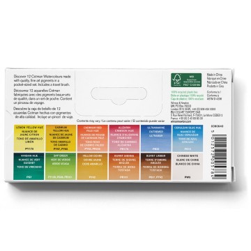 5012572005784 wn cotman watercolour 12hp sketchers pocket set back