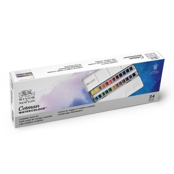 5012572005838 wn cotman watercolour 24hp complete travel tin angle