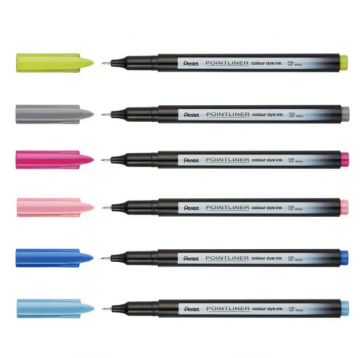 5023 pentel pointliner fineliner 24 stuks 5