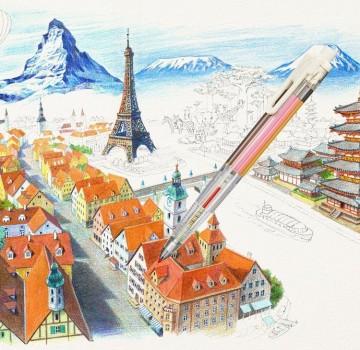 5026 pentel multi 8 kleuren potlood 2