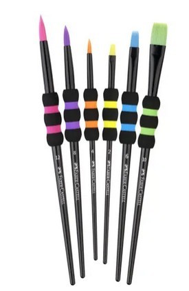 5035 faber castell 6 penselen soft touch 2