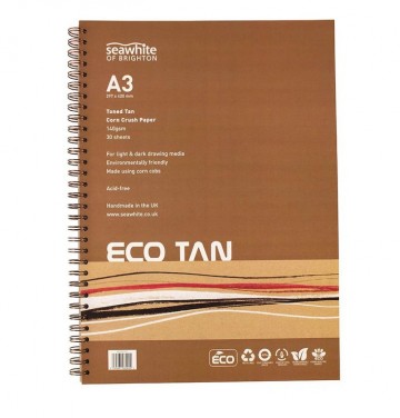 5039 seawhite tekenpapier eco tan a3 140 gram 30 vel 1