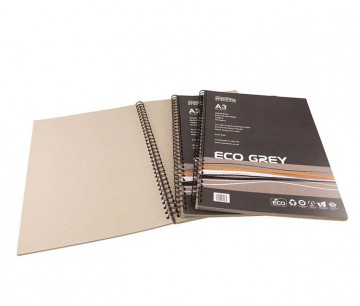 5040 seawhite tekenpapier eco grey a3 140 gram 30 vel 2