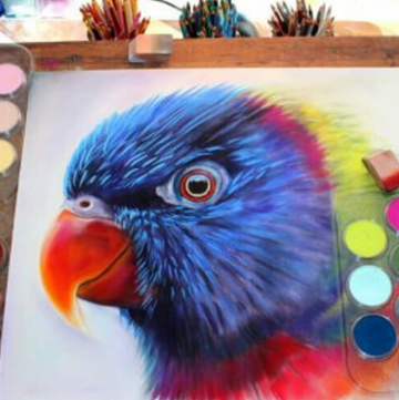 5056 panpastel 30 set painting 3