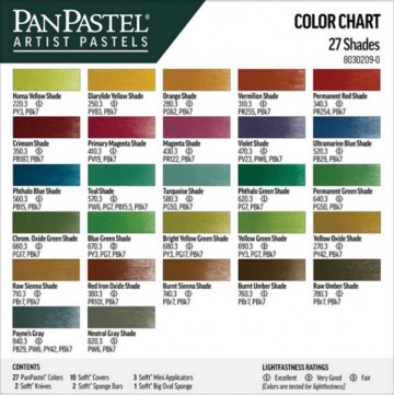 5057 panpastel set shades 17 stuks met tools 3