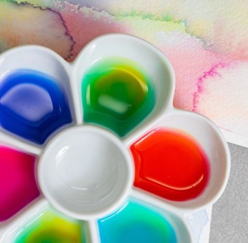 5072 kuretake gansai tambi 5 granulating colors set 3 2