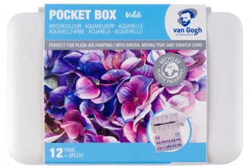 5074 talens van gogh aquarelverf pink and violets pocketbox 12 napjes 1