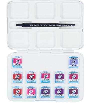 5074 talens van gogh aquarelverf pink and violets pocketbox 12 napjes 3