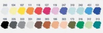 5080 goldfaber sketch marker 24 stuks kleurenkaart