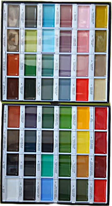 5099 kuretake gansai tambi 48 kleuren gebruikt