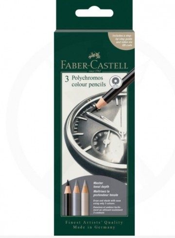 5189 faber castell polychromos set  klok clock