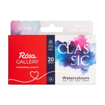 5207 rosa gallery aquarelverf classis 20 nappen 1