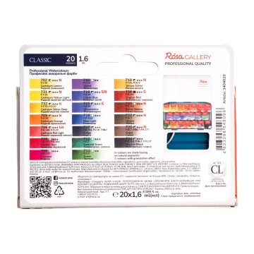 5207 rosa gallery aquarelverf classis 20 nappen 2