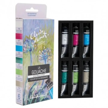 5211 sennelier gouache extra fine set claude monet 6 tubes 10 ml 1