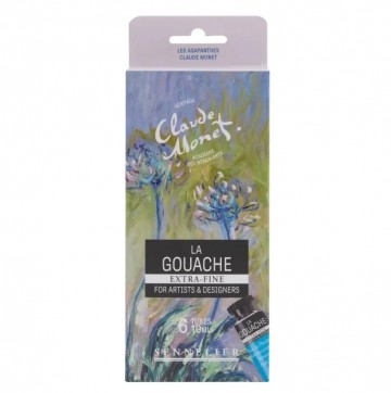 5211 sennelier gouache extra fine set claude monet 6 tubes 10 ml 2