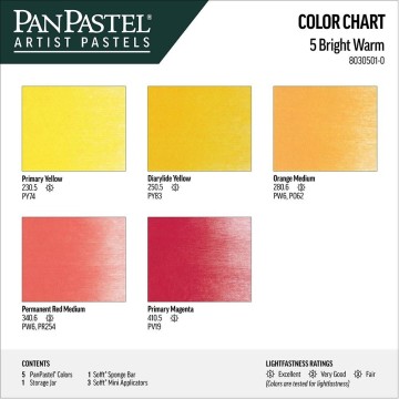 5229 panpastel bright warm 5 3