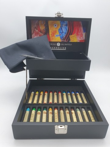 5232 sennelier 24 oliepastels in kist kadotip 3