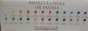 5232 sennelier 24 oliepastels in kist kadotip