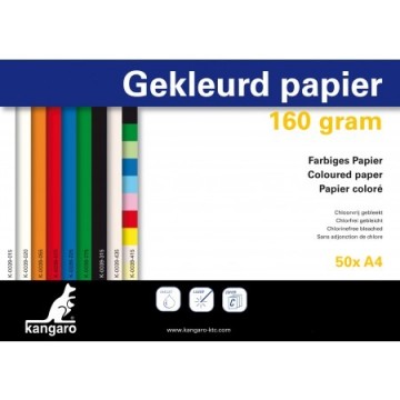 851 Kangaro wit tekenpapier