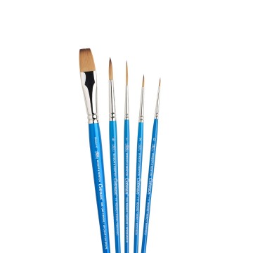 884955031148 wn cotman water colours brush short handle 5pk close up 884955031148