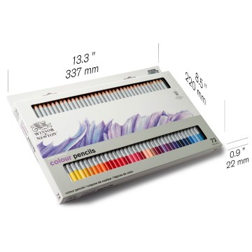 884955097137 wn studio collection 72pc colour pencil set dimensions 884955097137