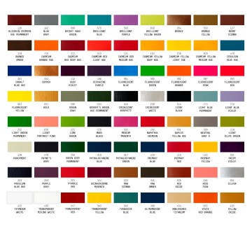 887452031017 lqx basics acrylic set 72x22ml the complete range swatches 887452031017