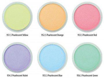 PanPastel set 6 pearlescent kleurenkaart