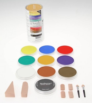 PanPastel set 10 basiskleuren met tools