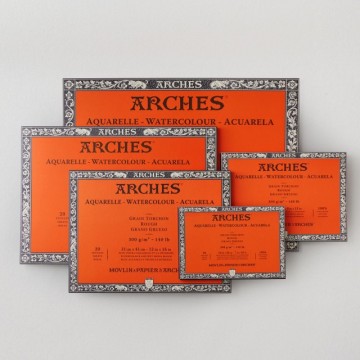Arches aquarelle watercolour block 300gsm rough