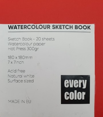 Aurora aquarelboek 18 x 18 3