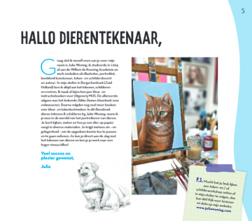Basisboek dieren tekenen en schilderen julia woning 3