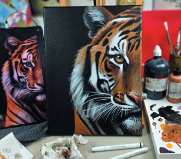 Basisboek dieren tekenen en schilderen julia woning 9