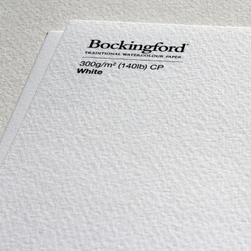 Bockingford watercolour paper sheets 300gsm cold pressed not 2