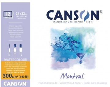 Canson montval 24 x 32 aquarelpapier