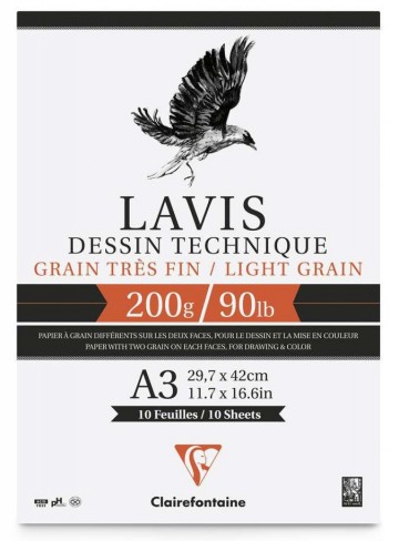 Clairefontaine fontaine lavis a3