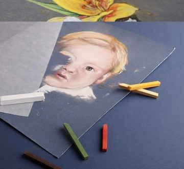 Clairefontaine pastelmat 24x32 cm 5 vel zand 2