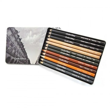 Conte sketch set